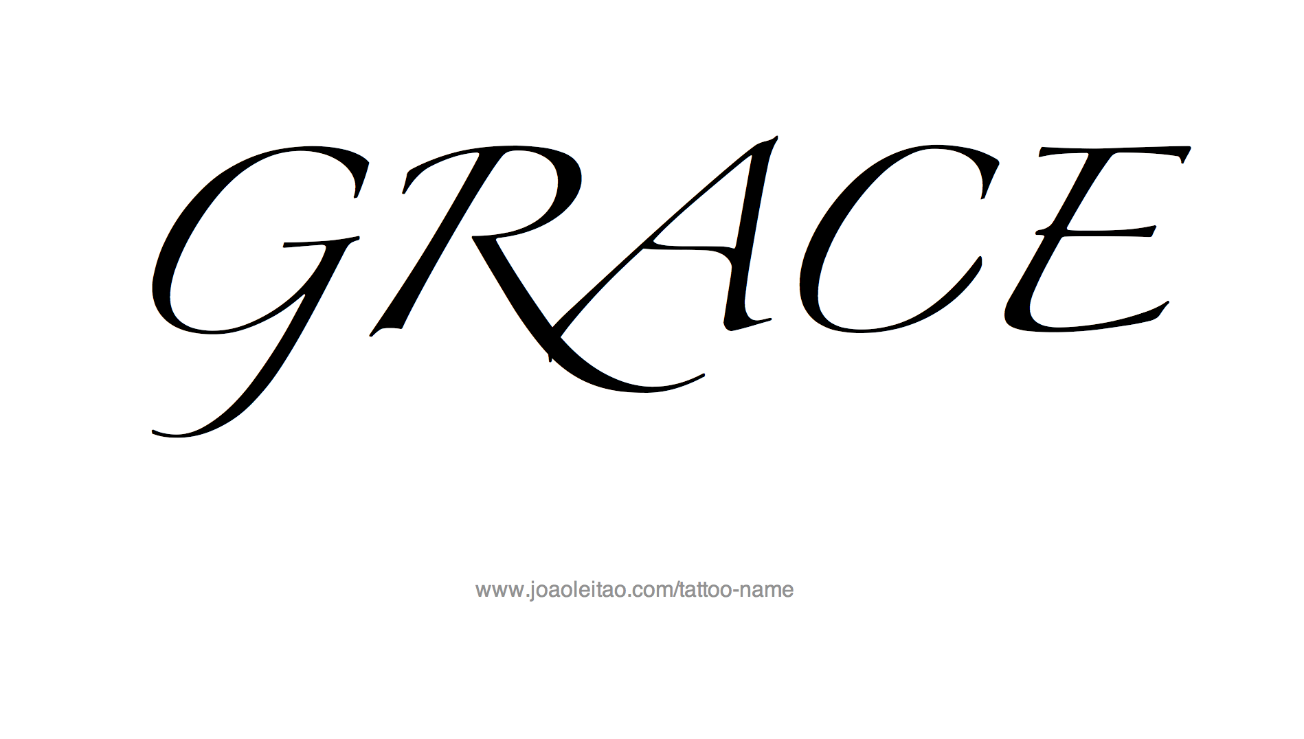 grace-name-tattoo-designs